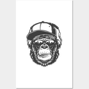 Brooklin Cool Gorilla Posters and Art